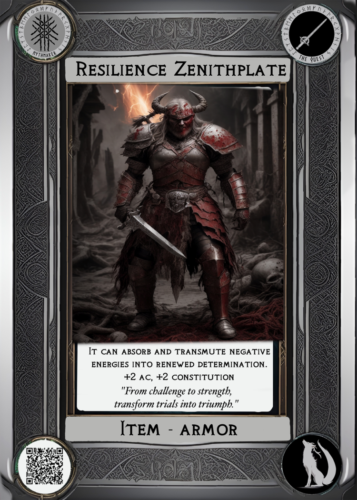 Card image for Resilience Zenithplate